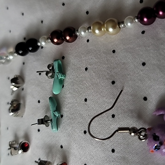 Lot of 30 children's jewellery (7 bracelets, 10 earring sets,7 Rings,4 Pendants) - Picture 5 of 17